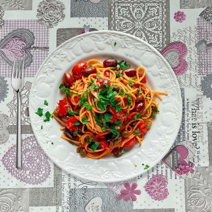 Casatessile Shabby Nappe Plastifiée Italienne Nappe Cirée, Nappe En