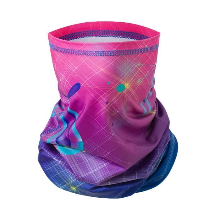 TOMKEY Facial Bandanas /Écharpe Multifonctionnelle Sports de Plein Air Cache-Cou Cagoule pour Hommes et Femmes Valorant
