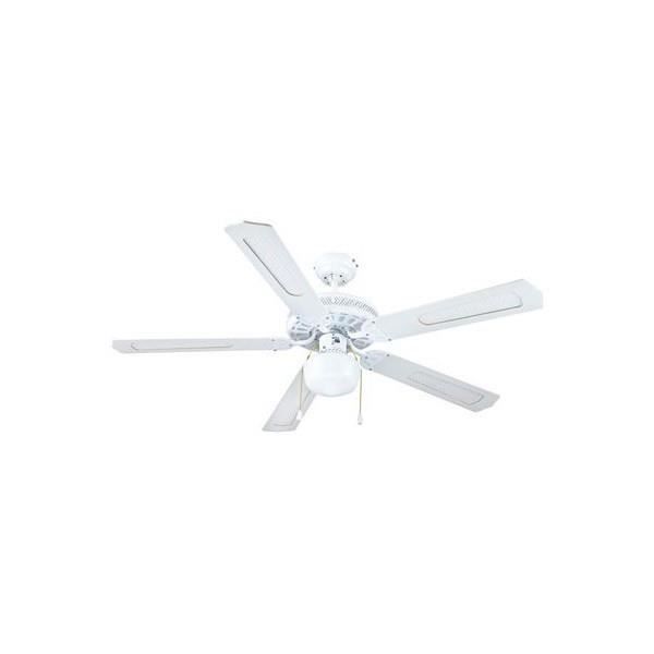 Ventilateur de Plafond avec Lumière Grupo FM VTCLASSIC130B 60W Blanc (ø 132 cm)
