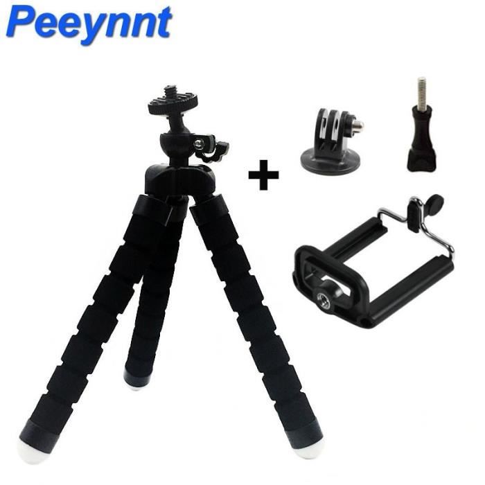 Accessoires Photo,Peeynnt pour GoPro accessoires Flexible Mini poulpe trépied avec vis pour Go Pro Hero 8 7 6 5 4 3 - Type PT391C