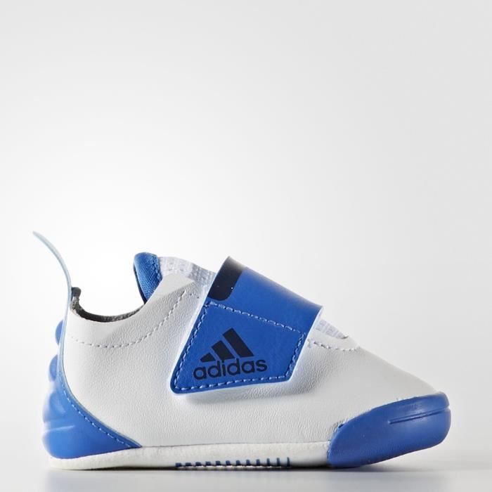Adidas Neo Baskets Chaussures Bebe Garcon Blanc Et Bleu Cdiscount Chaussures