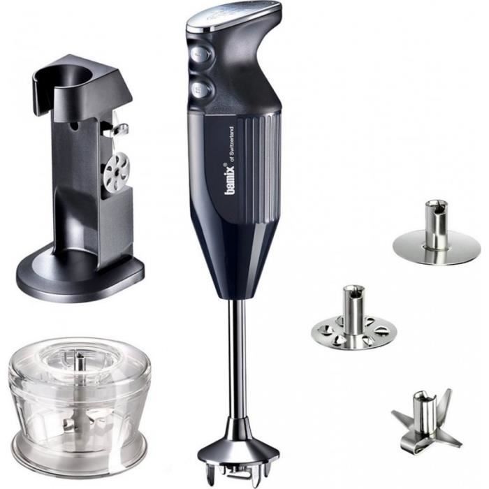 Mixeur à main - BAMIX - M200 DeLuxe - 200 W - 2 vitesses - Noir