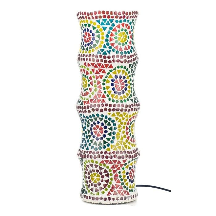Signes Grimalt - Lampe marocaine Verre de bouteille de verre multicolore
