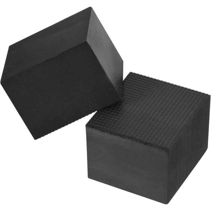 PATIKIL 4 Topffüße, Schwarz – Gummi, 5x5x4 Cm, Für Blumentöpfe, Verbessert Drainage & Luftzirkulation