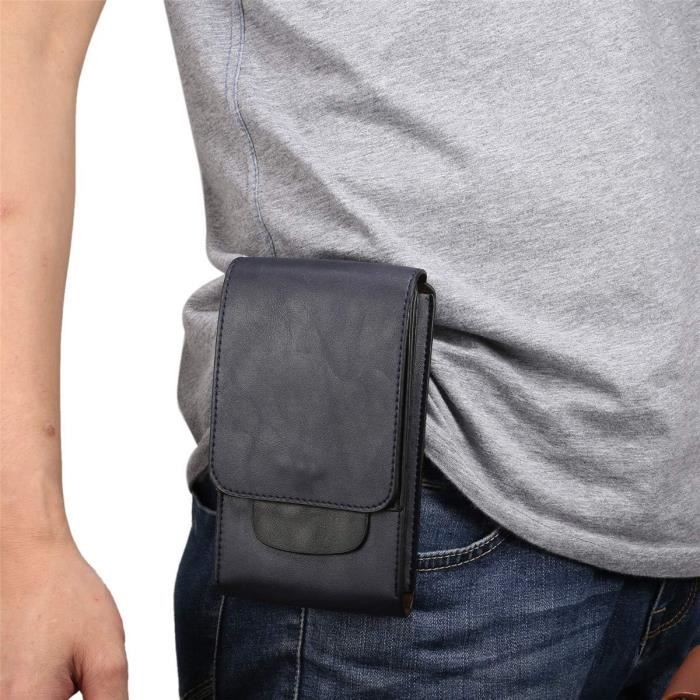 Sac De Ceinture Cuir Pour Téléphone Portable, Sacoche Da Ceinture Clip