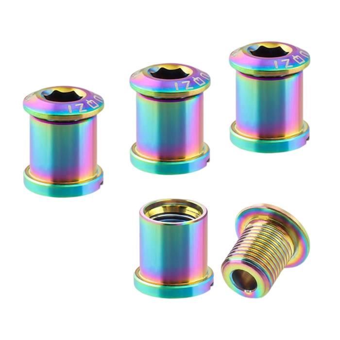 Plateau Bmx 42t Plateau BMX Insight 5 Boulons 110mm BCD - 42 Dents Épaisseur 3mm Plateau Vélo Bmx Freestyle