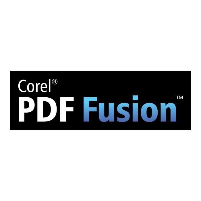 Corel PDF Fusion – COREL – Licence 1 utilisateur – Windows XP – Multi-Lingual