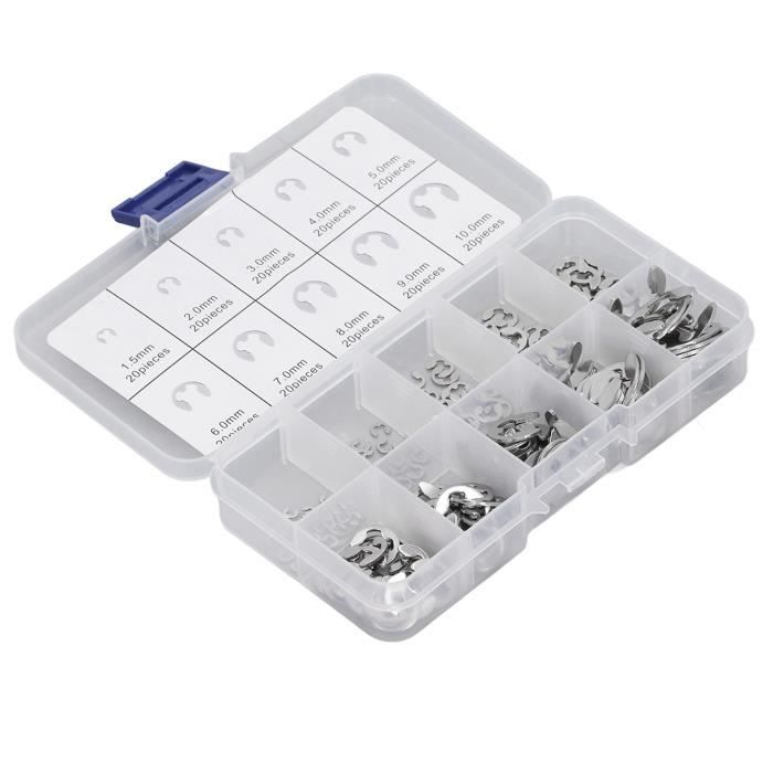 Bnineteenteam Lot De 50 Goupilles En Acier Inox Pour Carrosserie De Voiture RC - 1/10, 1/12, 1/16