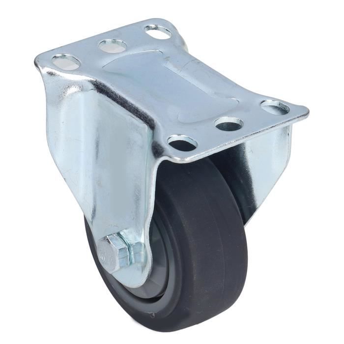 2 Roulettes à Rainure Type C – Roues En Nylon 80 Mm, Capacité 500 Kg, Pour Tube Rond 50-60 Mm, Usage Industriel Ou Bricolage - 10