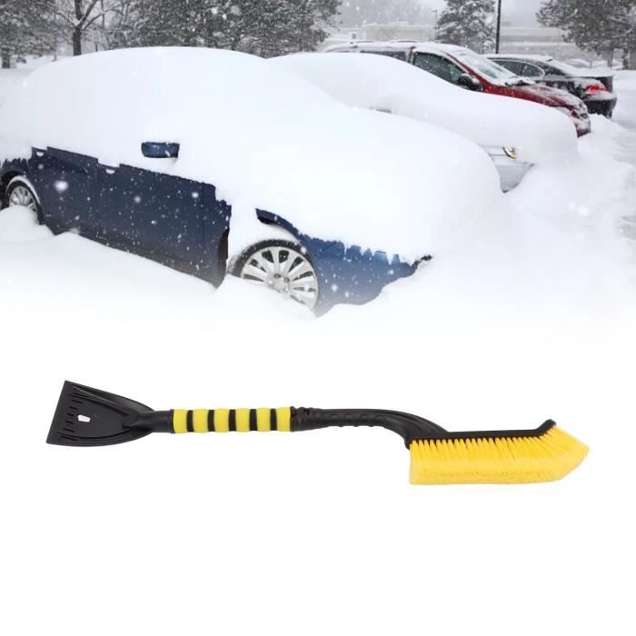 keenso Raclette à neige détachable pour voiture, brosse à neige pour  enlever la neige, grattoir à glace avec poignée en mousse