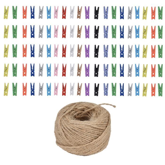 Lot De 100 Pinces à Canette De Couture - Clips En Plastique Solides Pour Organiser Fils Et Bobines, Multicolores