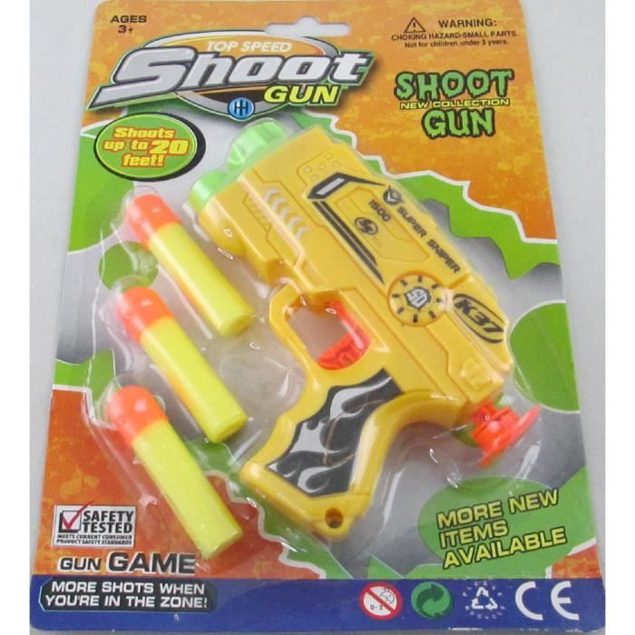 Pistolet à fleches en mousse Cdiscount Jeux Jouets