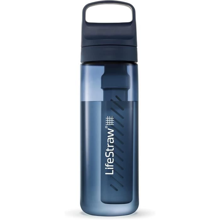 Gourde filtrante bactéries et virus ACTIVE 55 Canne à sucre rouge WATER TO GO De