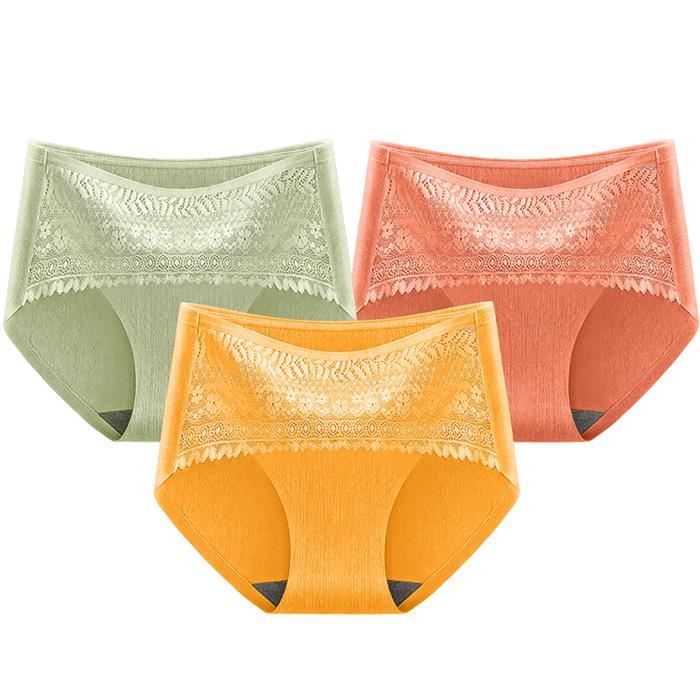 FALARY Lot De 6 Culottes Femme Taille Moyenne – 95% Coton Respirant, Confort Tout Au Long De La Journée, Sans Étiquette