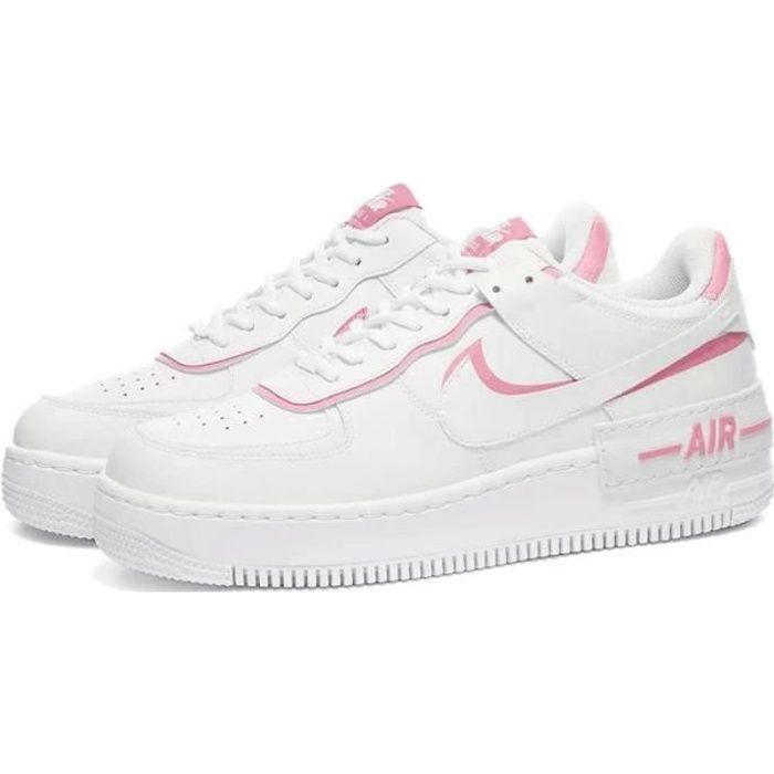 Air force 1 shadow rose et blanche - Cdiscount