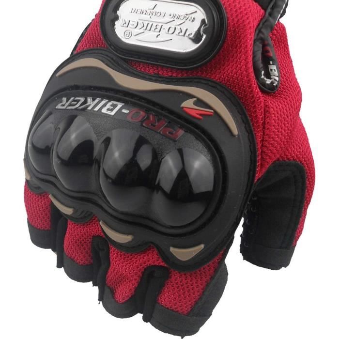 Patinage Gants Accessoires Extérieur Demi Doigt Course Cyclisme Moto