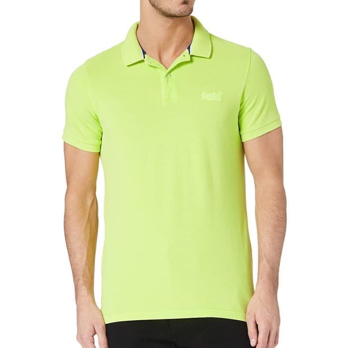 Polo sales fluo homme