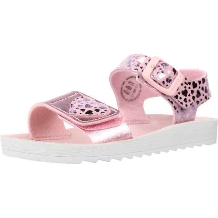 Sandales Randonnée Fille Été – Cuir Confort Orthopédique, Fermeture Pression, Semelle Antidérapante Princesse