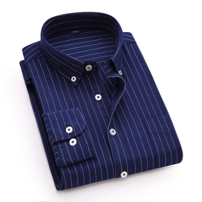 COOFANIN Chemise à manches longues pour homme - Style décontracté