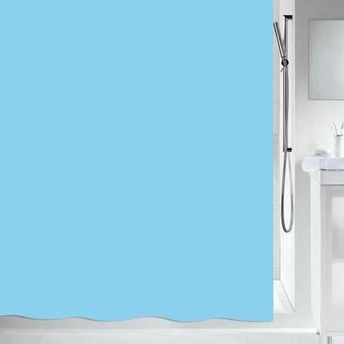 Rideau de douche - Bleu - Polyester - 180 x 200 cm - MSV