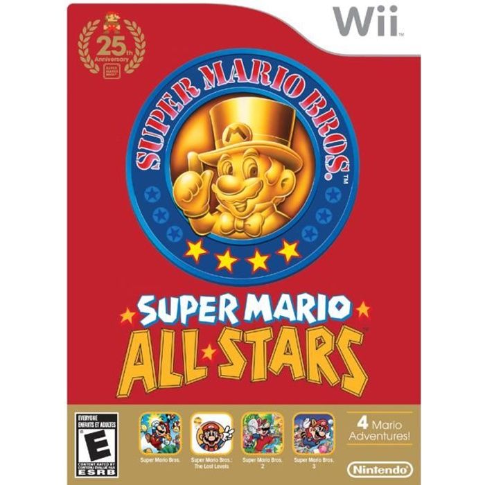 Nintendo Jeu Wii Super Mario Bros All Stars
