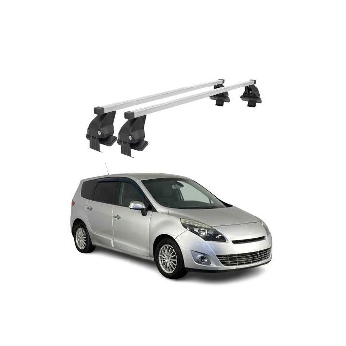 Barres De Toit Transversales Pour Renault Scenic IV - Occasion - Amovibles Avec Verrouillage