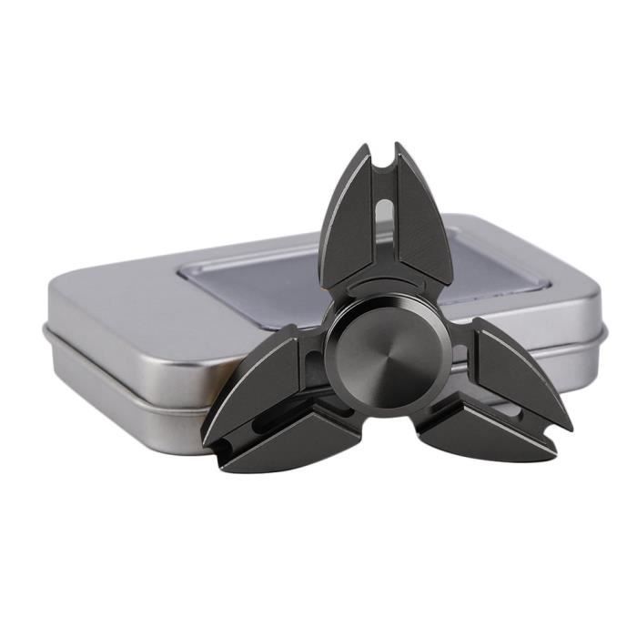 Triangle doigts Gyroscope trois feuilles main Spinner décompression et ...