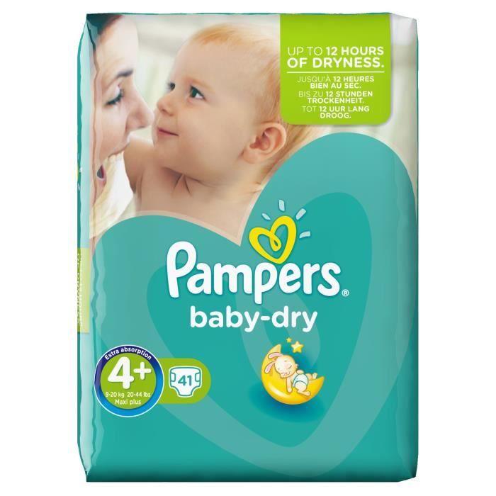 Pampers Baby Dry Taille 4 9 A 20kg 41 Couches Format Pack Geant Vert Achat Vente Couche 4015400602149 Soldes Sur Cdiscount Des Le 20 Janvier Cdiscount