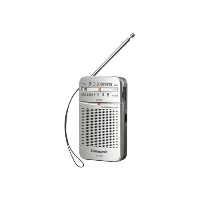 Radio portable PANASONIC RF-P50DEG - FM/MW - Syntoniseur de radio numérique - 150 mW
