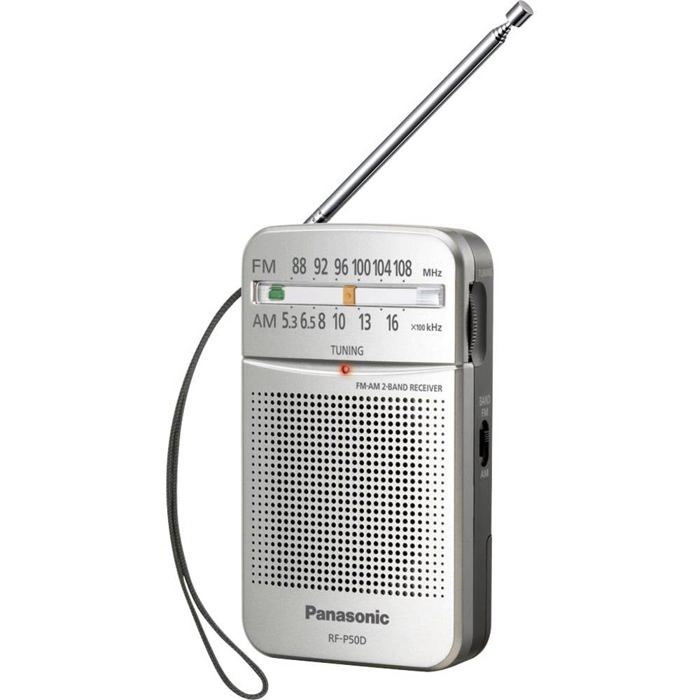 Radio portable PANASONIC RF P50DEG FMMW Syntoniseur de radio numérique 150 mW - vue 3