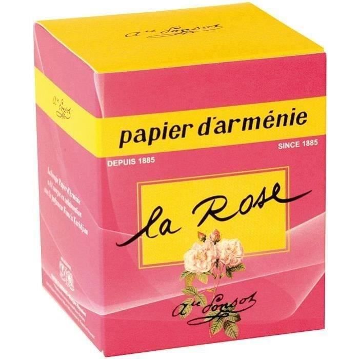 Papier d'Arménie Bougie La Rose 220g