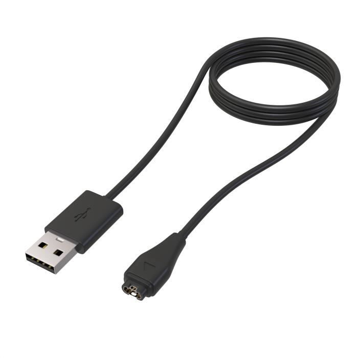 Chargeur 5W + Câble USB pour montre connectée Garmin Fenix 7, 6, 6 Pro, 6X  Pro, Vivoactive 4, 4S, 3, Forerunner 945, 45, Venu 2 - Alimentation 1A