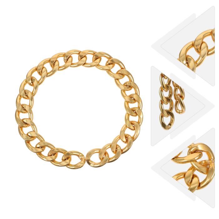 4 Pcs Chaîne D'extension De Sac À Main Métal Rallonge Sangle Pour