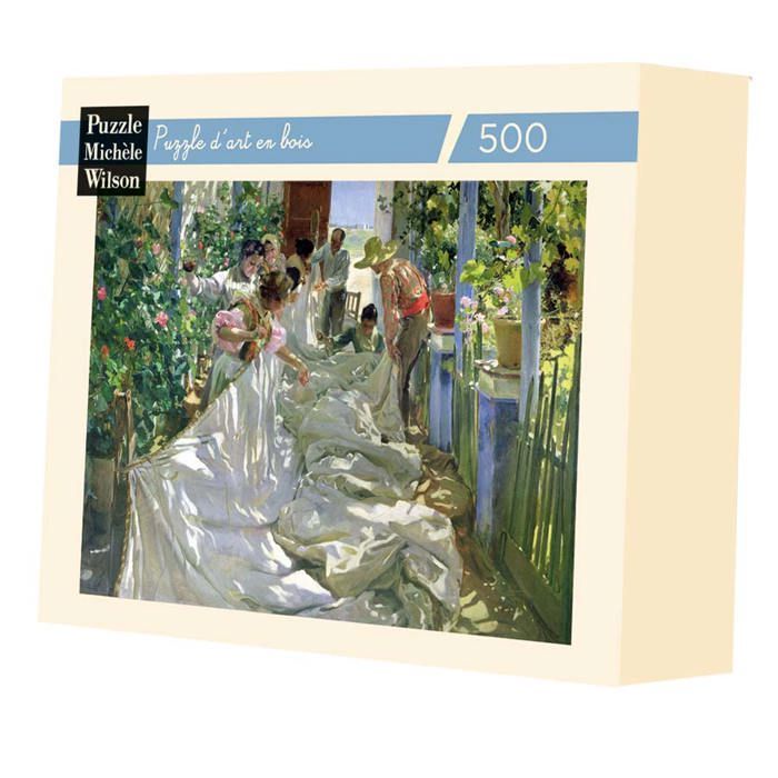 Puzzle dart en bois 500 pièces - PUZZLE MICHELE WILSON - Sorolla - Tableaux et peintures - 15 ans - Mixte