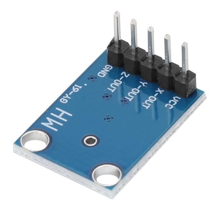 Module Accéléromètre 3 Axes GY-61 ADXL335 - Sortie Analogique - Plage De Tension 3V à 5V - Pour Projets électroniques Arduino, Robotique