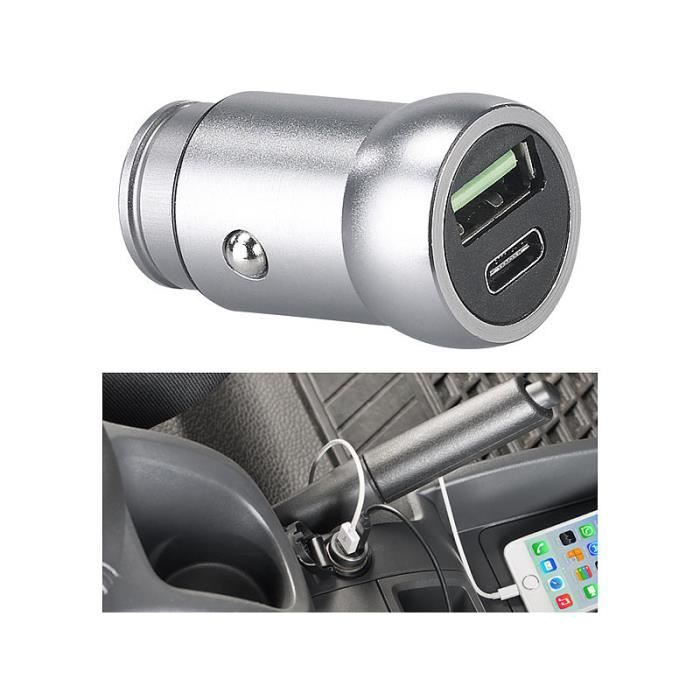LISEN Chargeur Voiture USB C 95 W PD&QC3.0 Prise Allume Cigare USB
