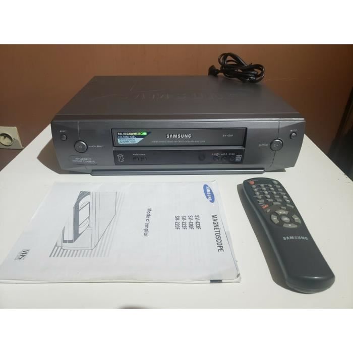 MAGNETOSCOPE SAMSUNG SV-420F LECTEUR ENREGISTREUR K7 CASSETTE VIDEO VHS VCR +TEL