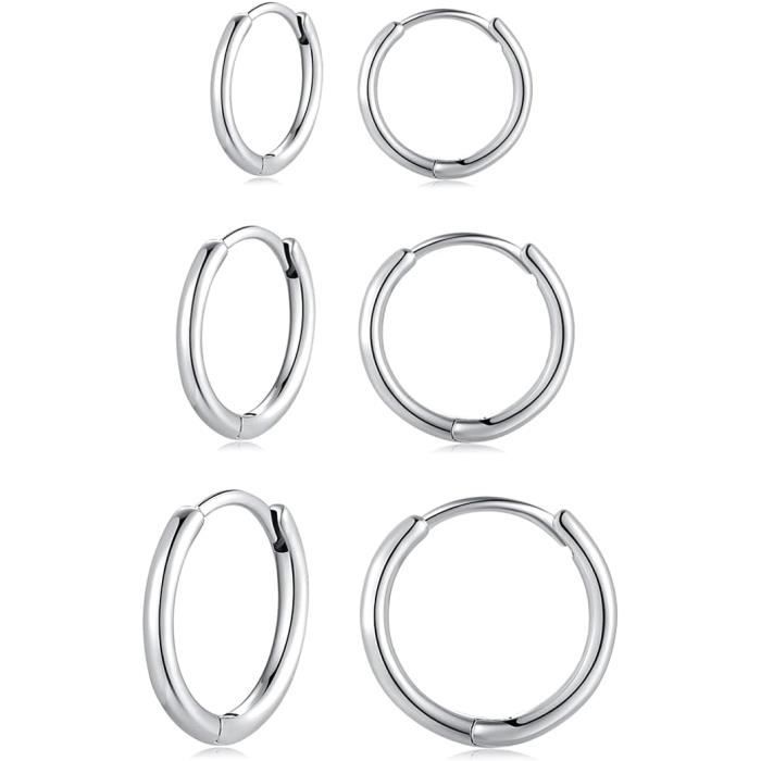 Boucles D'Oreilles Pour Enfant En Argent 925 - Boucles D'Oreilles Pour Fille[u8762] - Achat