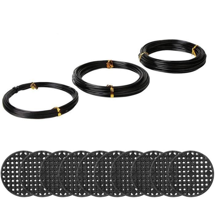 450 Paillettes Rondes Plates Noir Laser 20mm – Avec Trou Pour Couture, DIY, Bijoux, Déco – Loisirs Créatifs, Scrapbooking, Costumes - 10
