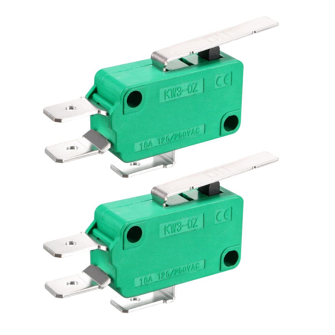 Micro-Interrupteurs Sourcing Map - 5Pcs KW3-OZ 16A 250V, SPDT NO NC, Pour Électroménager Et Outils