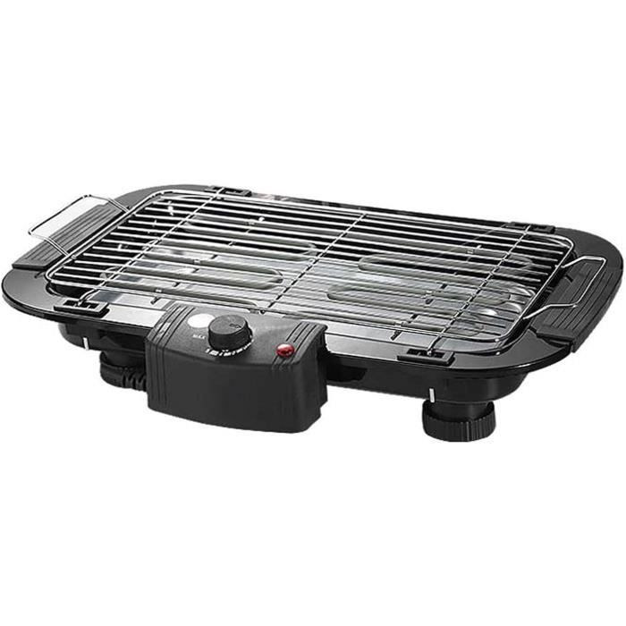 Luernas Grill De Barbecue Électrique Antiadhésif, Sans Fumée, Réglable