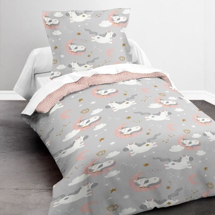 Rapport Home Rapport Fun Koala Parure de lit en Polyester Multicolore Taille Double 200 x 200 cm 
