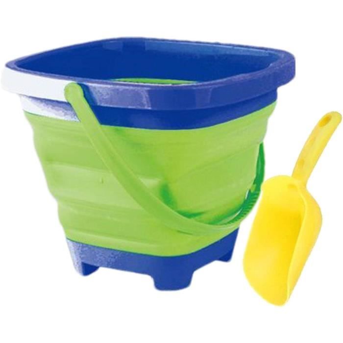 1 Seau Pour Enfants, Seaux De Plage, Petit Seau À Sable, Seau Pliable