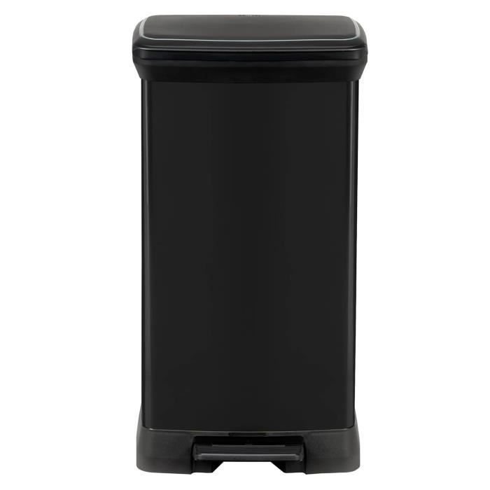 2x Pièces Poubelles à Pédale/poubelles 3 Litres Inox D21 X H30 Cm Noir Poubelles Seaux A Pedales