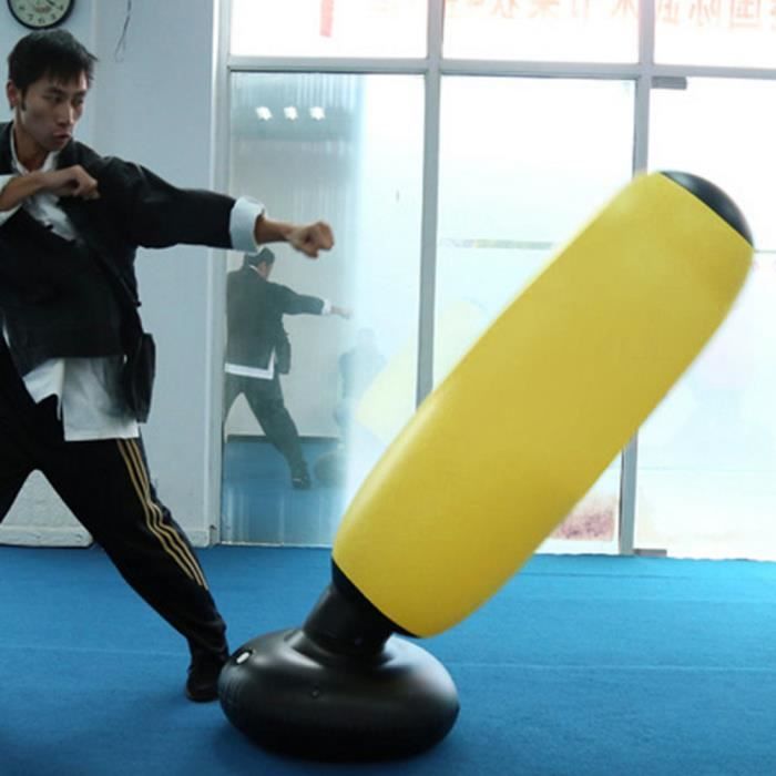 Ecent Sac de Boxe Frappe Gonflable Sac de Frappe autoportant Exercice