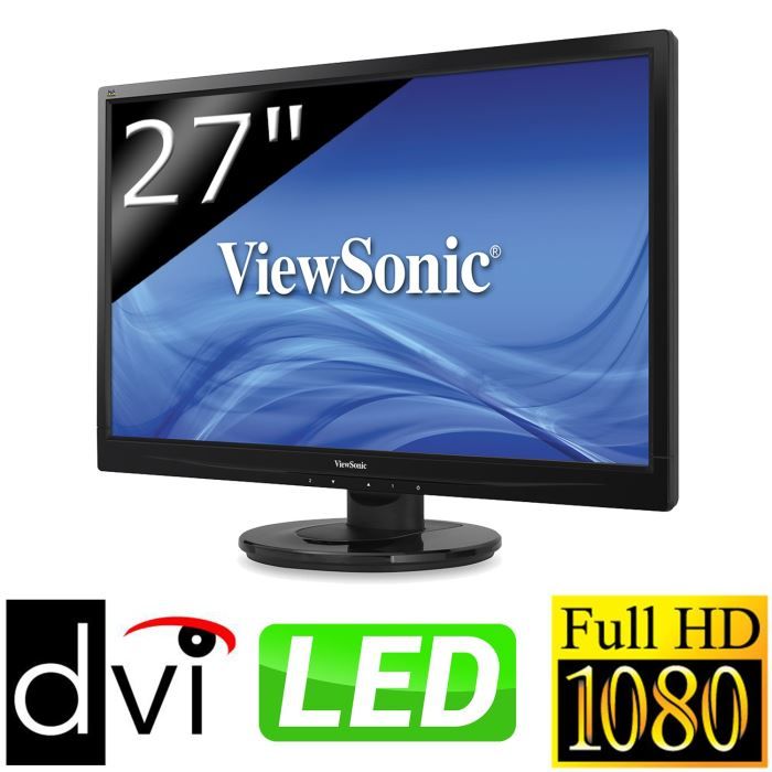 Vente Ecran PC ViewSonic VA2746-LED Ecran 27'' pas cher