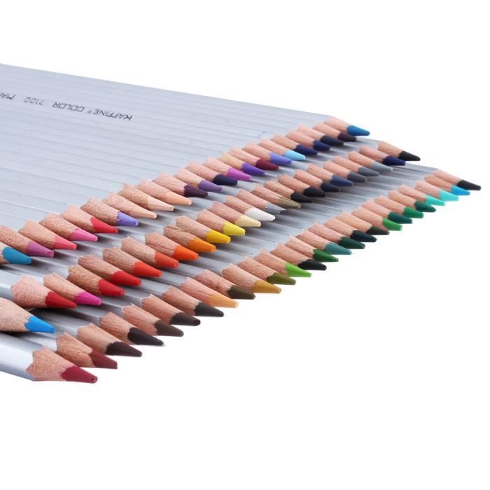 Crayons de Couleurs Aquarellables Adults Enfants 72 Couleurs pour
