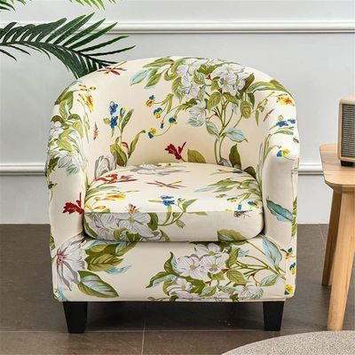 Housse de fauteuil velours club housse fauteuil salon cabriolet tub chair avec housse de coussin vert foncé Housse de fauteuil velours club housse fauteuil salon cabriolet tub chair avec housse de coussin vert foncé