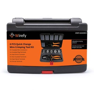 Pince à Sertir Wirefy Orange Pour Cosses électriques Isolées - Neuf Sous Blister