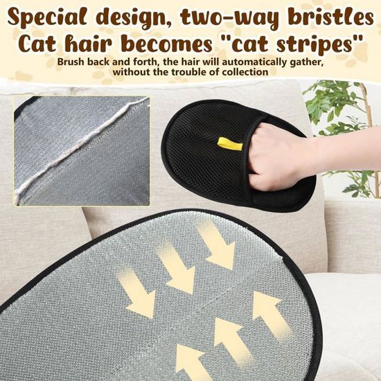 Gant Chat, Gant Poil Chat Chien, Gants De Toilettage Pour Animaux De